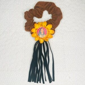 Disney Pocahontas Y2K Hair Scrunchie Charm Vintage 2000s